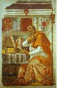 Sandro Botticelli St. Augustine oil on canvas